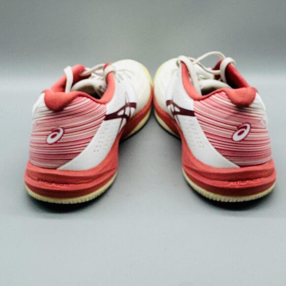 ASICS Shoes Womens 10 White Pink Solution Swift FF Court Tennis Sneakers Comfort - Picture 6 of 10
